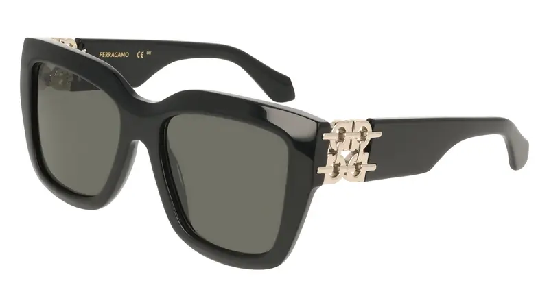 Ferragamo Occhiali da sole Donna Nero 2298285