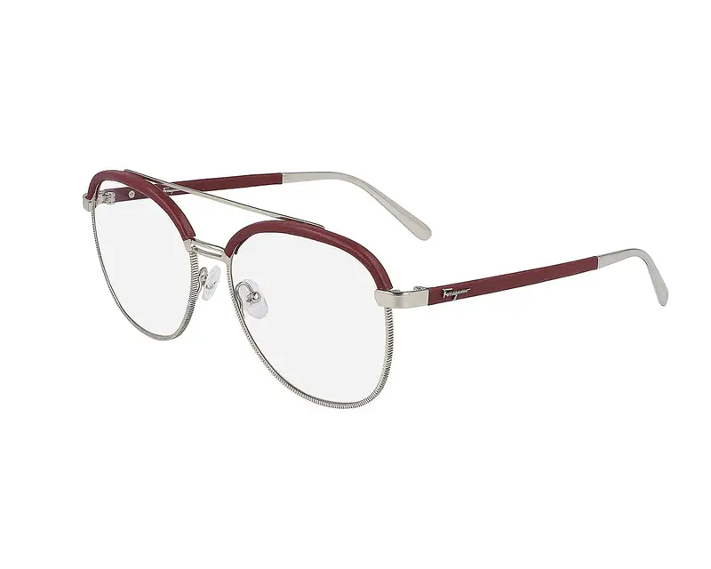 Ferragamo Donna SF2195L 42914 718 Montature da vista Metallo Oro  Pilot