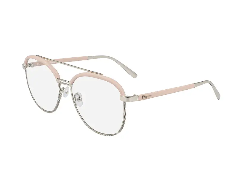 Ferragamo Donna SF2195L 42914 718 Montature da vista Metallo Oro  Pilot