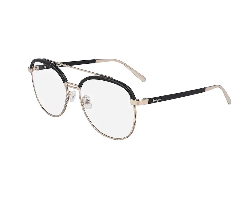 Ferragamo Donna SF2195L 42914 786 Montature da vista Metallo Oro  Pilot