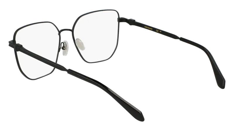 Ferragamo Donna SF2234 002 Montature da vista Metallo Nero Squadrata Normale miniatura 2