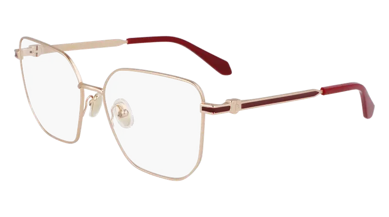 Ferragamo Donna SF2234 770 Montature da vista Metallo Oro  Squadrata Normale