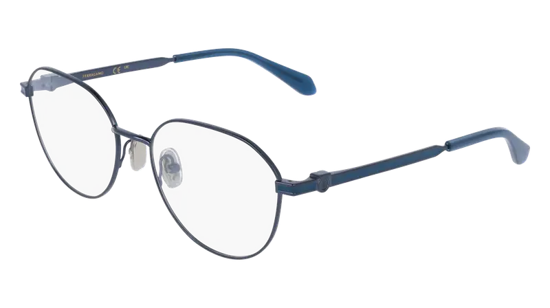 Ferragamo Donna SF2236 414 Montature da vista Metallo Blu   Normale