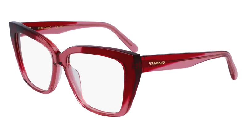 Ferragamo Donna SF2939N 617 Montature da vista Acetato Bordeaux  Squadrata Normale Normale