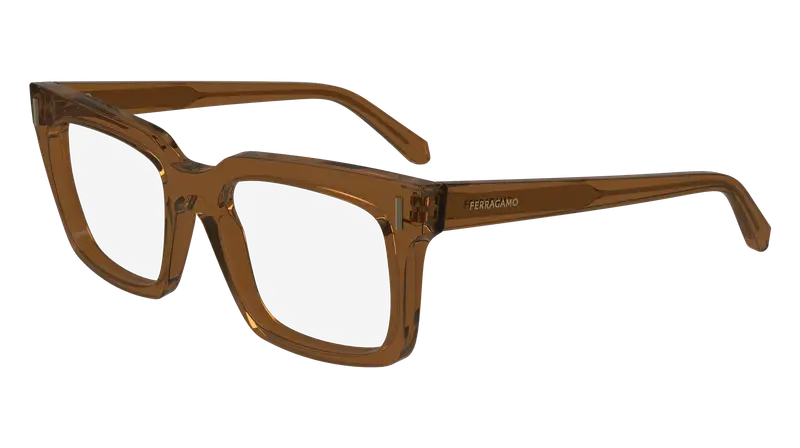 Ferragamo Donna SF2993 232 Montature da vista Acetato Marrone  Squadrata Normale Normale