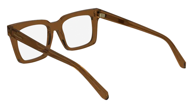 Ferragamo Donna SF2993 232 Montature da vista Acetato Marrone Squadrata Normale Normale miniatura 2