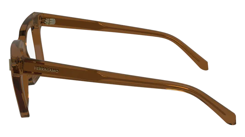 Ferragamo Donna SF2993 232 Montature da vista Acetato Marrone Squadrata Normale Normale miniatura 3