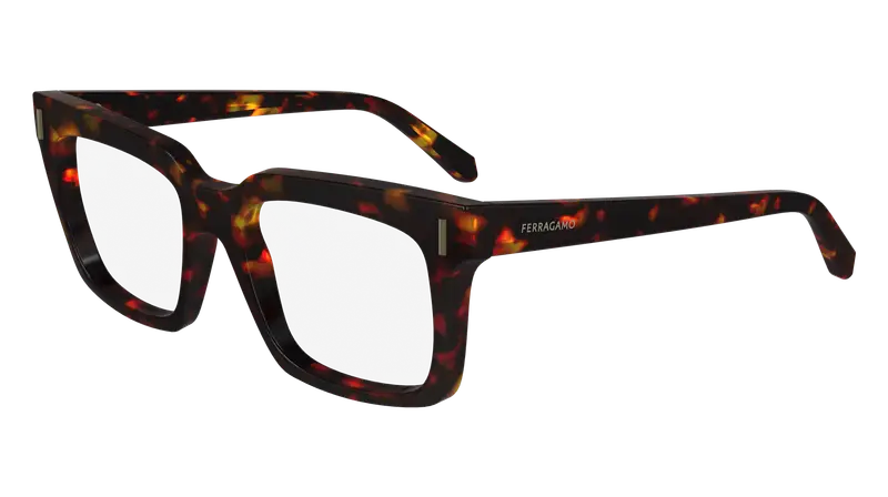 Ferragamo Donna SF2993 242 Montature da vista Acetato Havana  Squadrata Normale Normale