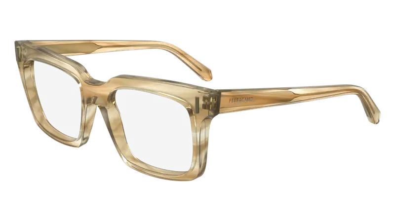 Ferragamo Donna SF2993 279 Montature da vista Acetato Marrone  Squadrata Normale Normale
