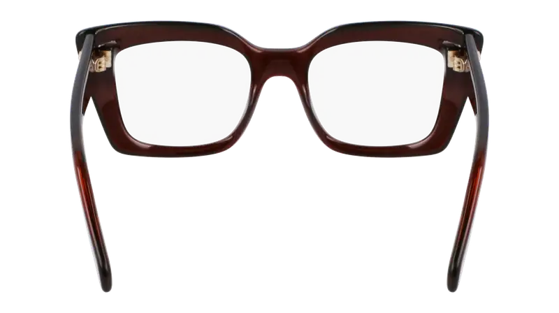 Ferragamo Donna SF3008 232 Montature da vista Acetato Marrone Squadrata Normale miniatura 3