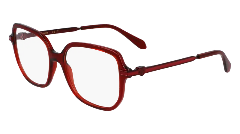 Ferragamo Donna SF3012 224 Montature da vista Acetato Marrone  Squadrata Normale