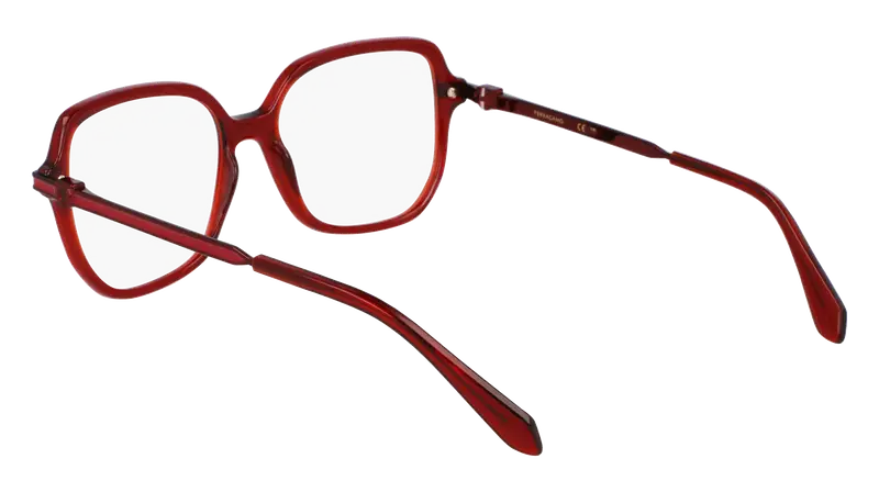 Ferragamo Donna SF3012 224 Montature da vista Acetato Marrone Squadrata Normale miniatura 2