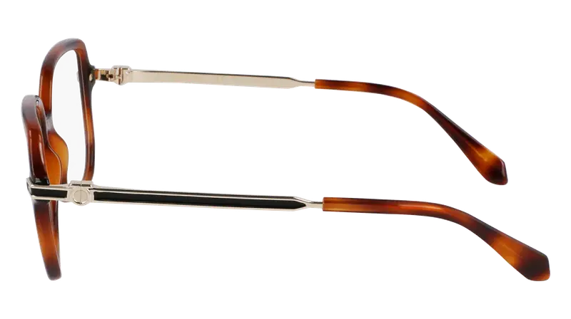 Ferragamo Donna SF3012 240 Montature da vista Acetato Havana Squadrata Normale miniatura 3