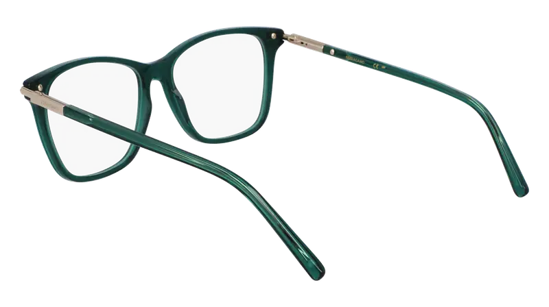 Ferragamo Donna SF3013 317 Montature da vista Acetato Verde Squadrata Normale miniatura 2