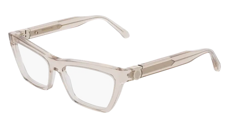 Ferragamo Donna SF3021 259 Montature da vista Acetato Beige  Farfalla Normale