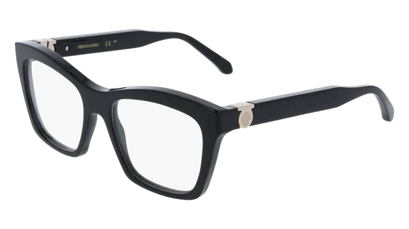 Ferragamo Donna SF3022 1 Montature da vista Acetato Nero  Squadrata Normale