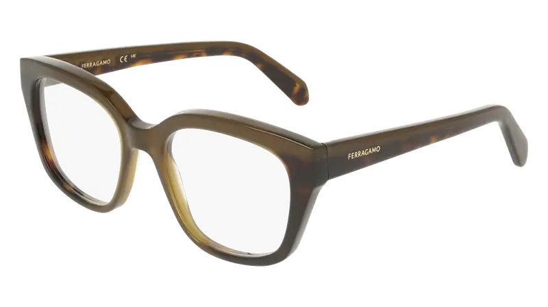 Ferragamo Donna SF3023 338 Montature da vista Acetato   Squadrata Normale