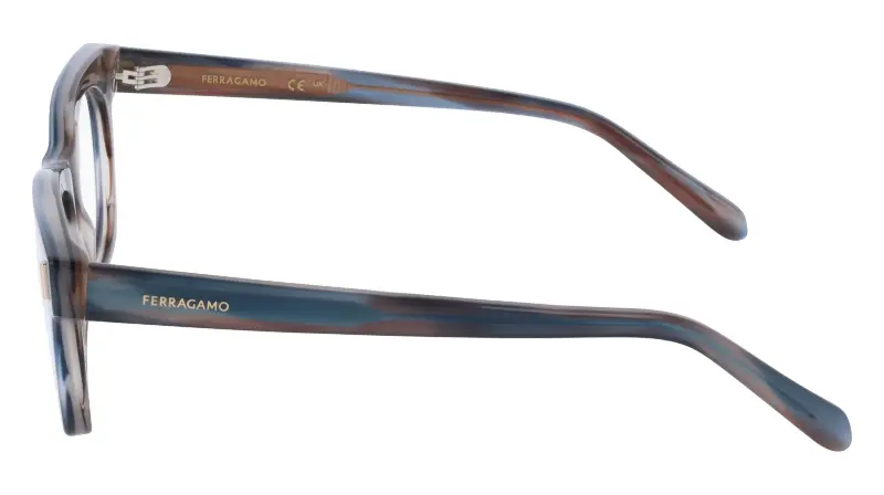 Donna SF3025 314 Montature da vista Acetato Squadrata Normale miniatura 3