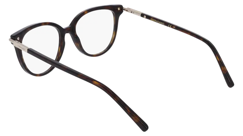 Ferragamo Donna SF3026 242 Montature da vista Acetato Havana Farfalla Normale miniatura 3