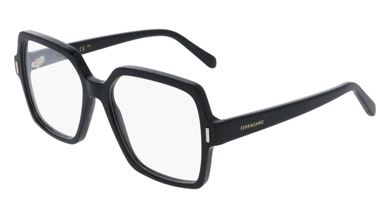 Ferragamo Donna SF3031 1 Montature da vista Acetato Nero  Squadrata Normale