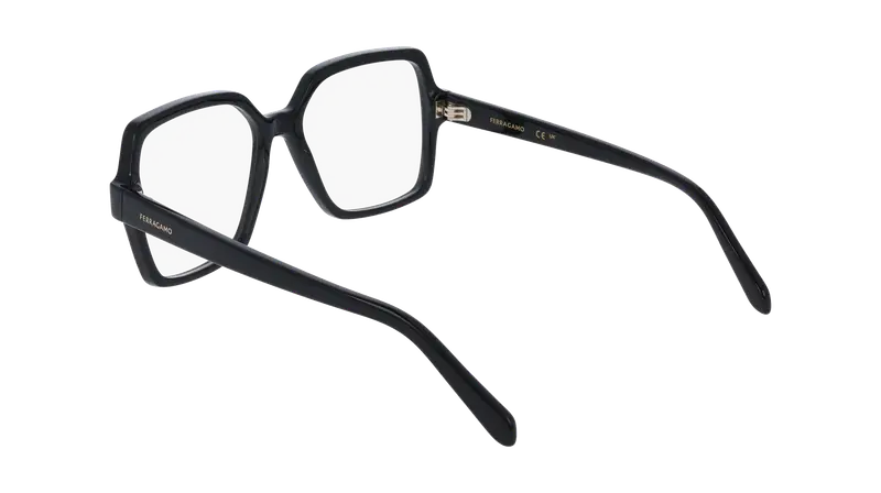 Ferragamo Donna SF3031 1 Montature da vista Acetato Nero Squadrata Normale miniatura 3