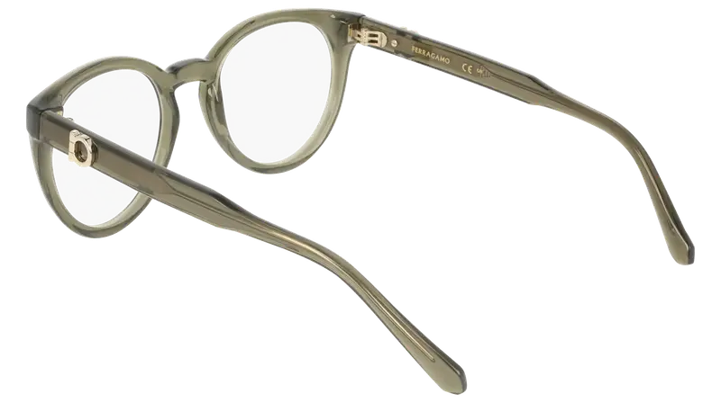 Ferragamo Donna SF3032E 320 Montature da vista Verde Geometrica Normale miniatura 3