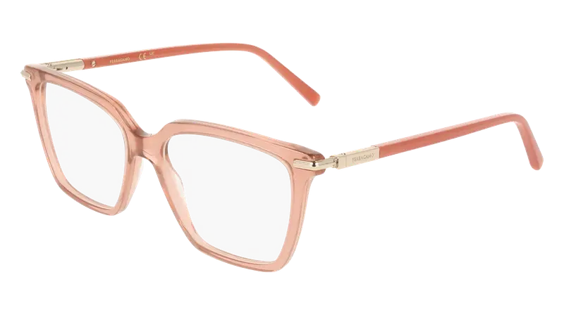 Ferragamo Donna SF3038 667 Montature da vista Acetato Rosa  Squadrata Normale