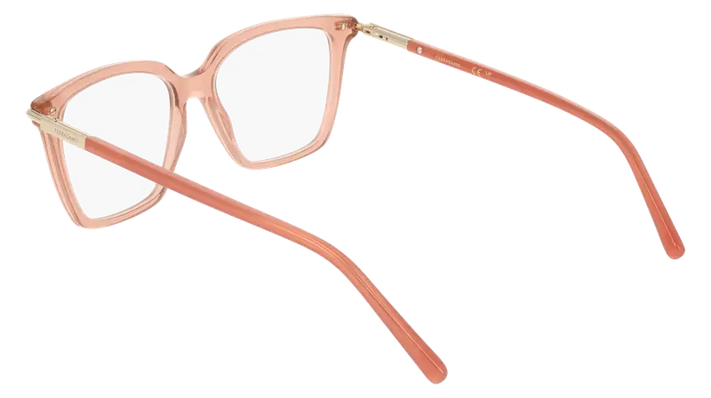 Ferragamo Donna SF3038 667 Montature da vista Acetato Rosa Squadrata Normale miniatura 3