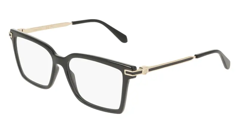Donna SF3039 001 Montature da vista Acetato Nero Squadrata Normale