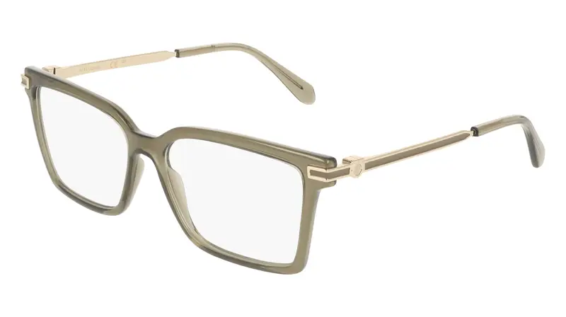 Donna SF3039 320 Montature da vista Acetato Verde Squadrata Normale