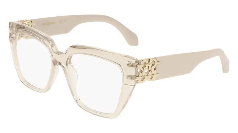Donna SF3041E 259 Montature da vista Acetato Beige Squadrata Normale