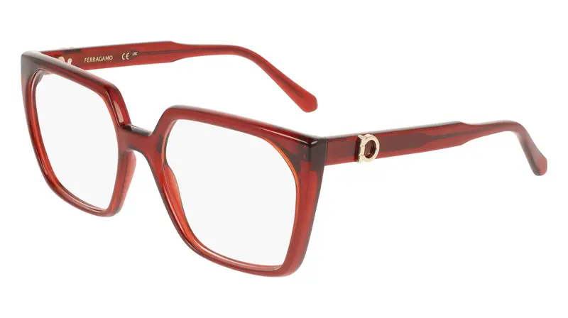 Donna SF3042E 612 Montature da vista Acetato Bordeaux Squadrata Normale
