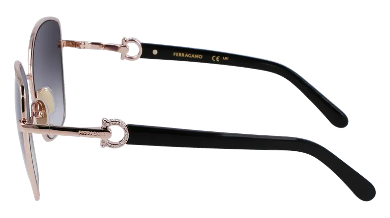 Ferragamo Occhiali da sole Donna Oro 872939 miniatura 3