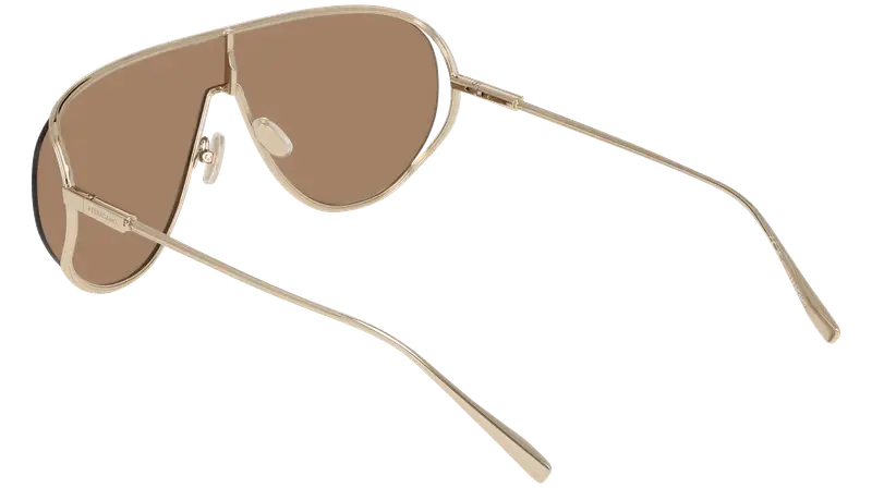 Ferragamo Occhiali da sole Donna Oro 876050 miniatura 3