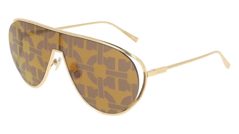 Ferragamo Occhiali da sole Donna Oro 876853