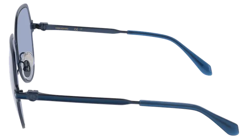 Ferragamo Occhiali da sole Donna Blu 876066 miniatura 2