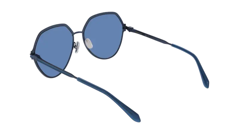 Ferragamo Occhiali da sole Donna Blu 876066 miniatura 3