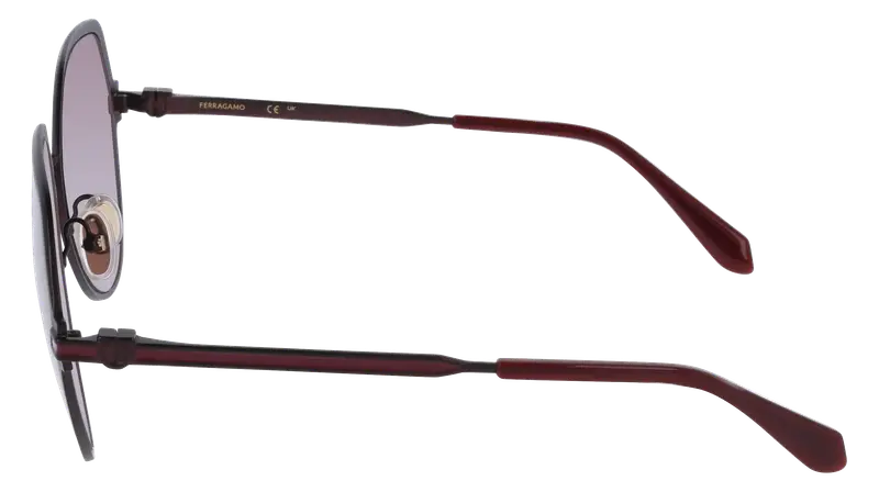 Ferragamo Occhiali da sole Donna Bordeaux 876053 miniatura 2