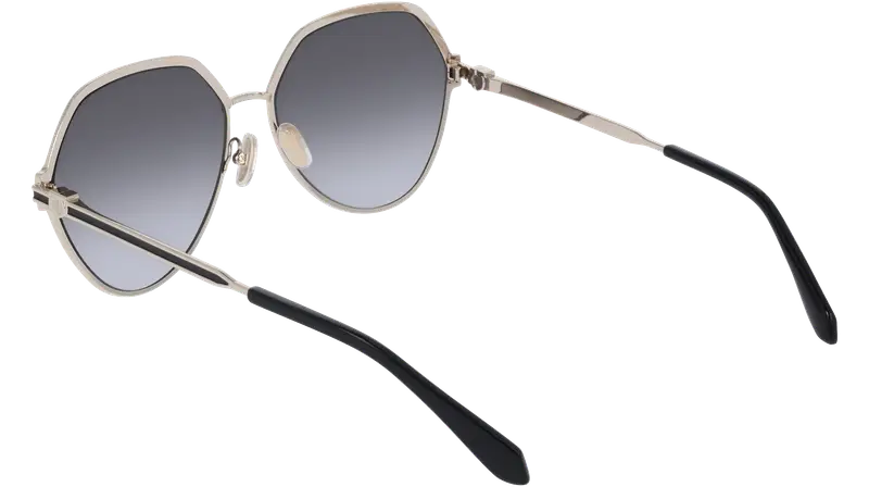 Ferragamo Occhiali da sole Donna Oro 876071 miniatura 3