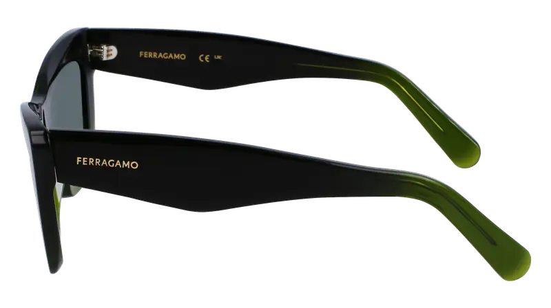 Ferragamo Occhiali da sole Donna Verde 877001 miniatura 2
