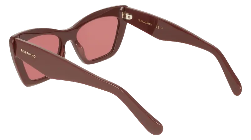 Ferragamo Occhiali da sole Donna Bordeaux 876639 miniatura 3