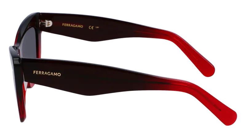 Ferragamo Occhiali da sole Donna Rosso 872981 miniatura 3