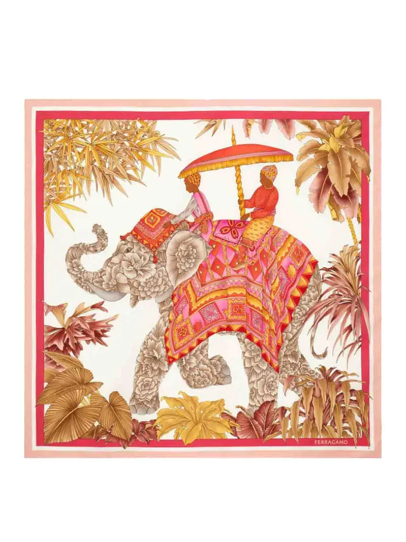 India 2 Foulard Multicolore