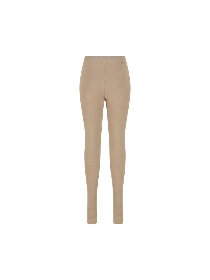 Leggings In Lana Vergine BEIGE miniatura 2