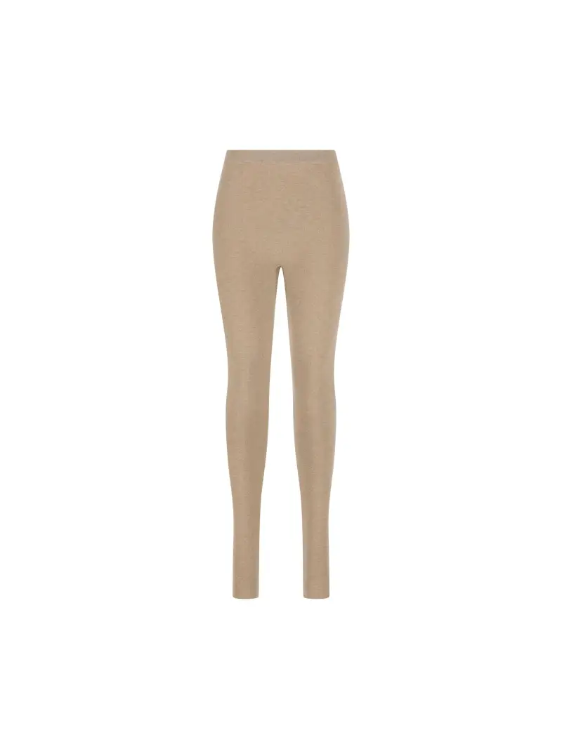 Leggings In Lana Vergine BEIGE