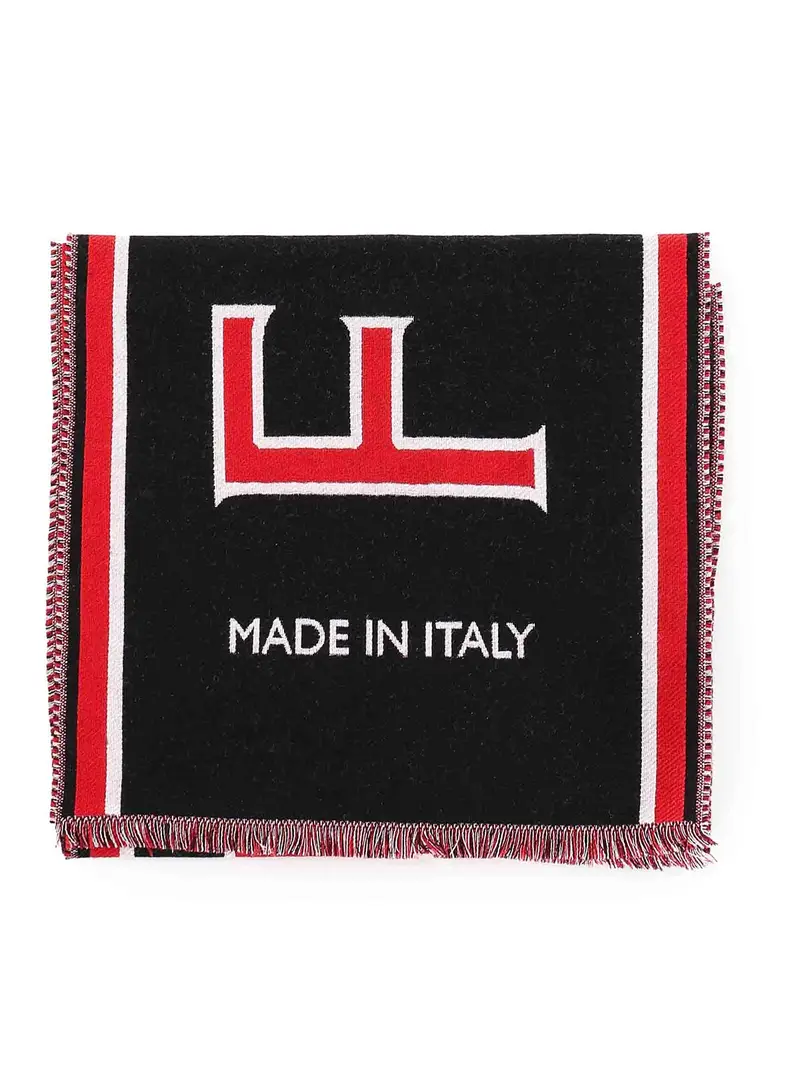 Maxi Logo Scarf Nero