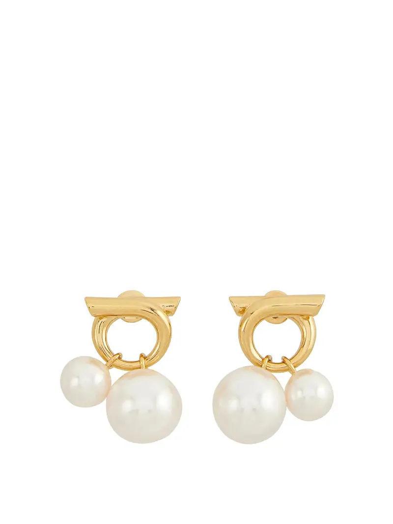 Ferragamo Orecchini Bianco 4257475