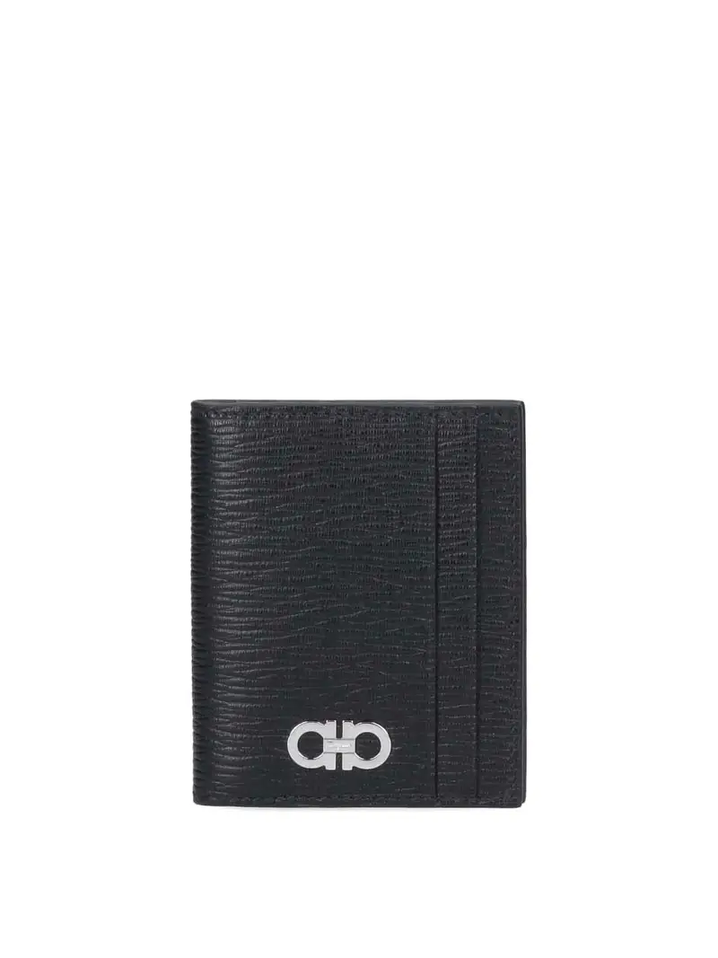 Portafoglio Bi-Fold Nero