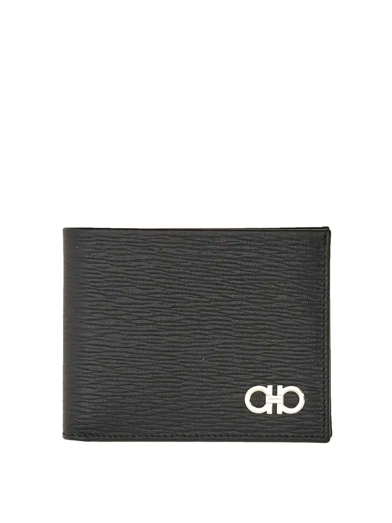 Portafoglio con ganci Nero