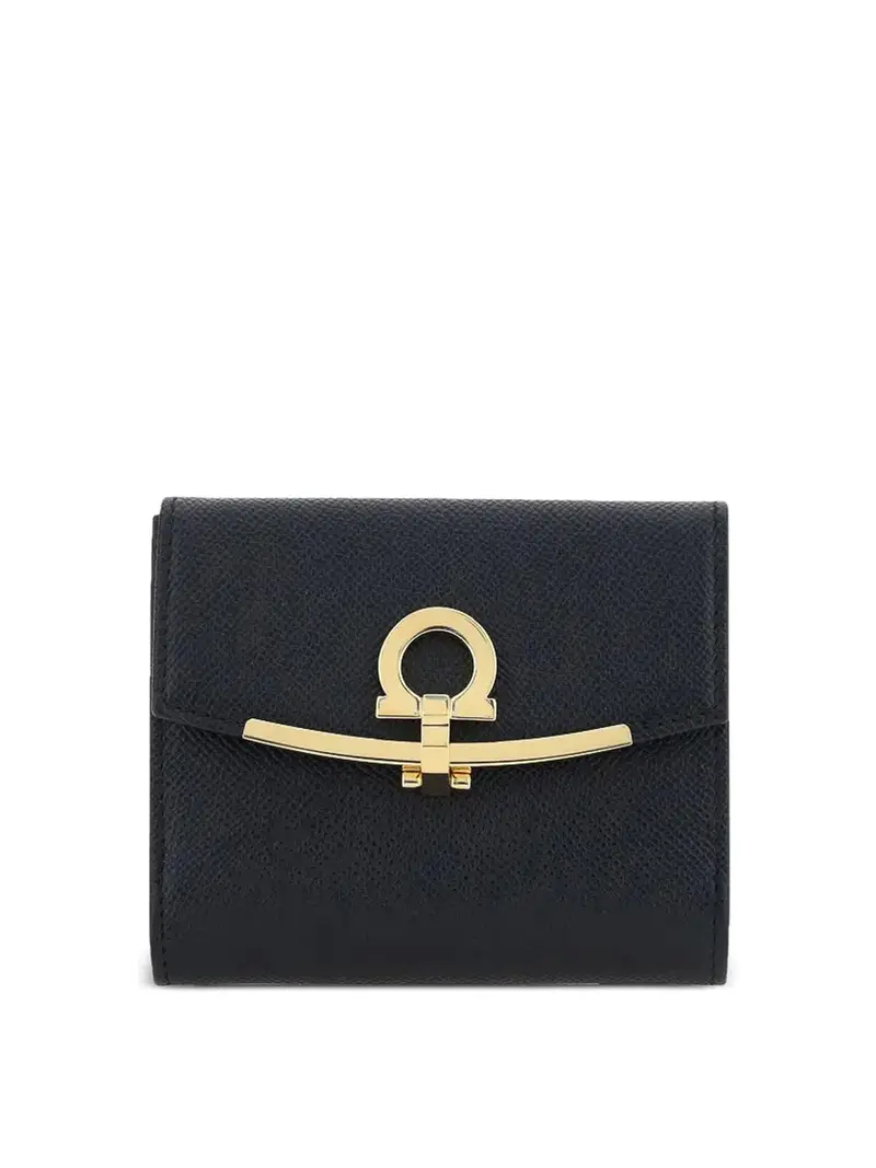 Portafoglio in pelle martellato Beige